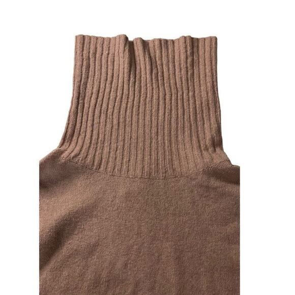 BP. Longline Turtleneck Oversized Sweater Top In Pink Adobe Size Large New - Picture 9 of 14